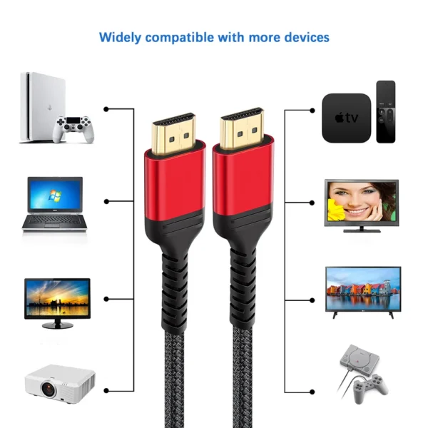 4K60HZ 2.0 Double Male HD Cable