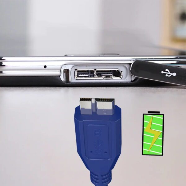 USB 3.0 A Male to Micro B Male Data Cable