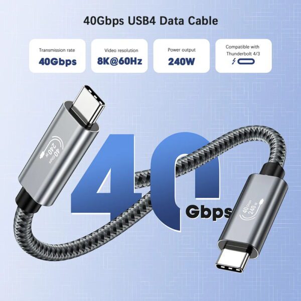 Best 40gbps USB 4 Type C Cable