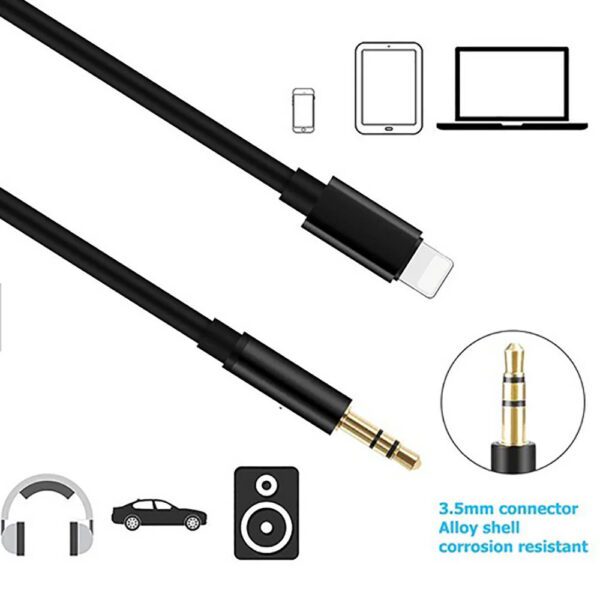 Lighting To 3.5mm Audio Cables