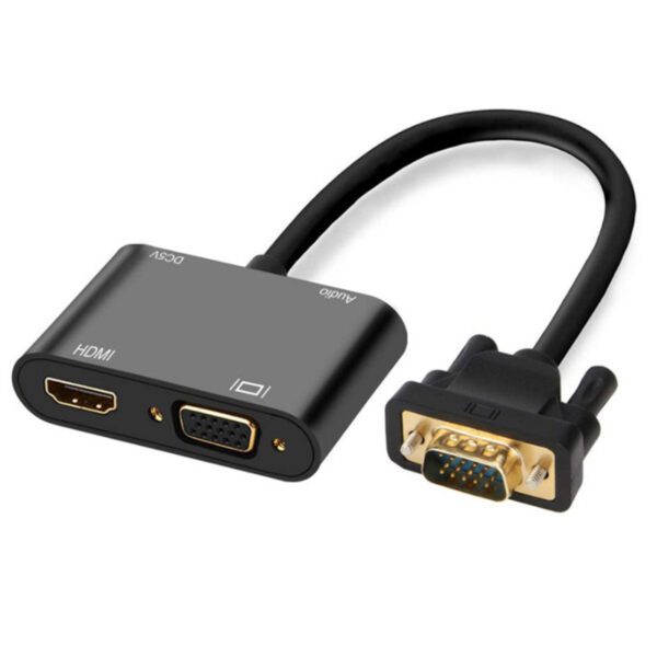 Vga to Vga and HDMI Converter