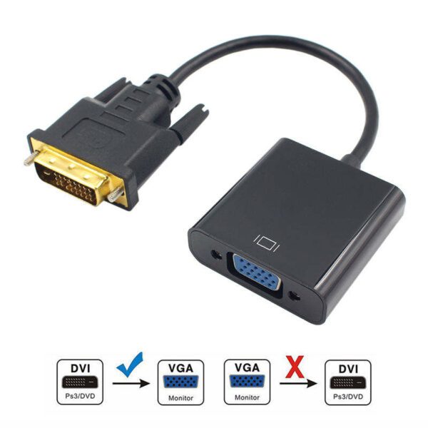 DVI to VGA Cable Adapter