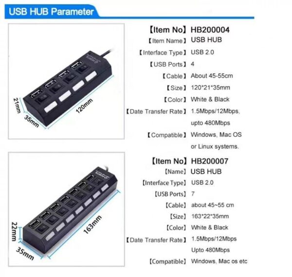 Usb 2.0 Usb Hubs